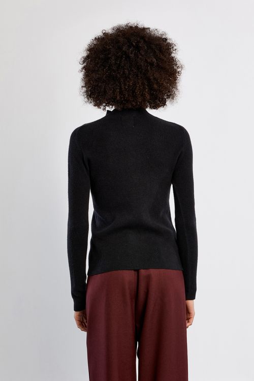 Jersey de manga larga cuello alto