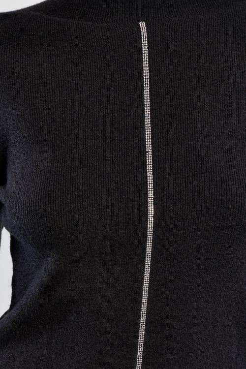 Pull chaussette, bande strassée