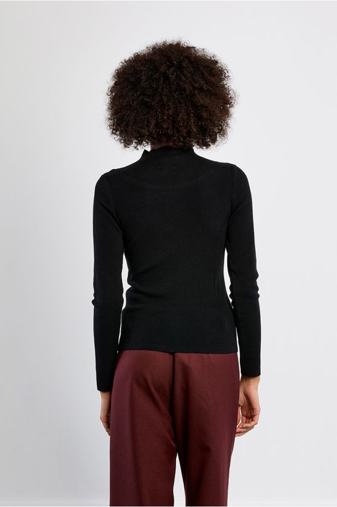 Sous pull asymétrique, col débardeur