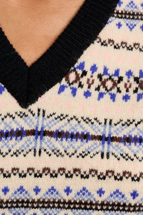 Jersey de manga sisa con estampado