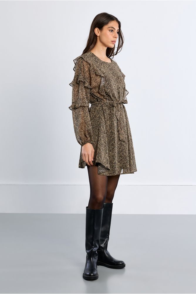 Mini dress, leopard