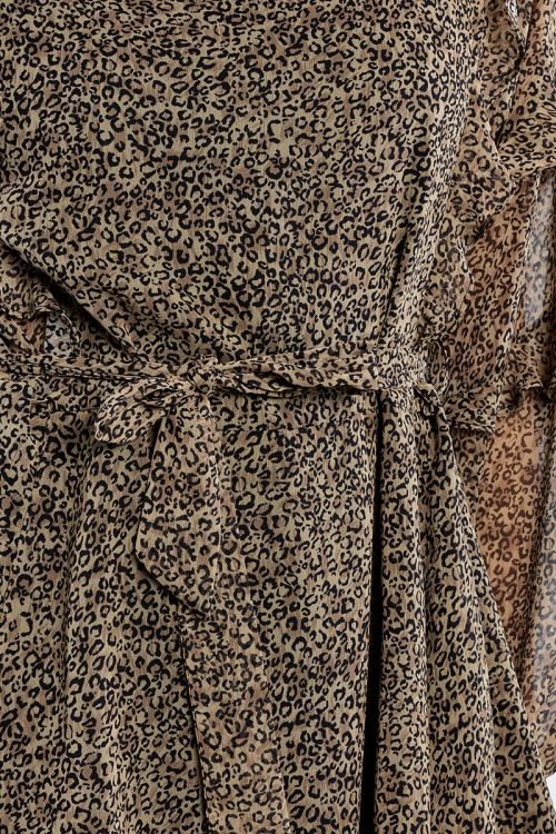 Robe mini, léopard