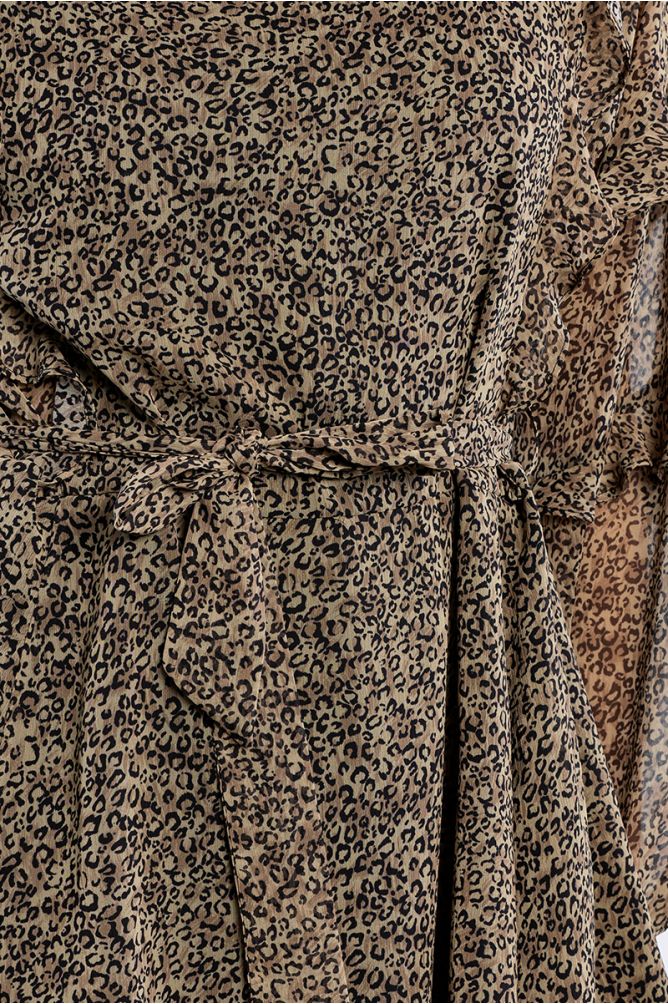Robe mini, léopard