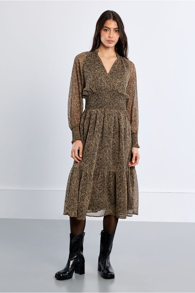 Maxi dress, leopard