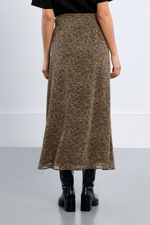 Maxi skirt, leopard