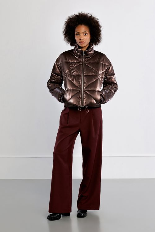 Metallic down jacket
