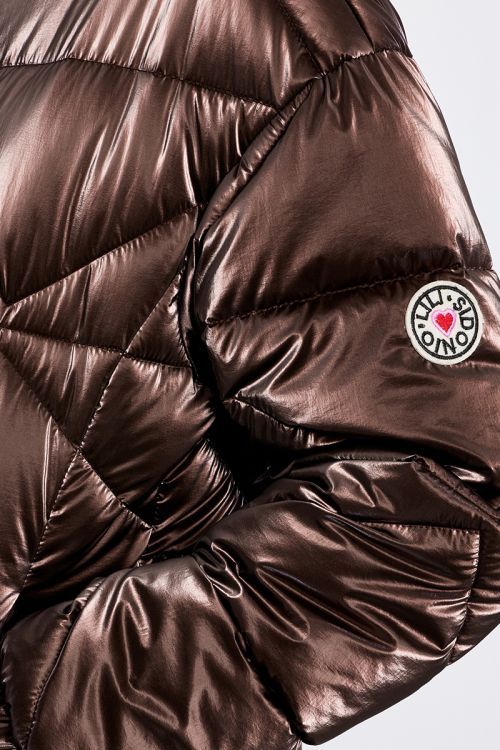 Metallic down jacket