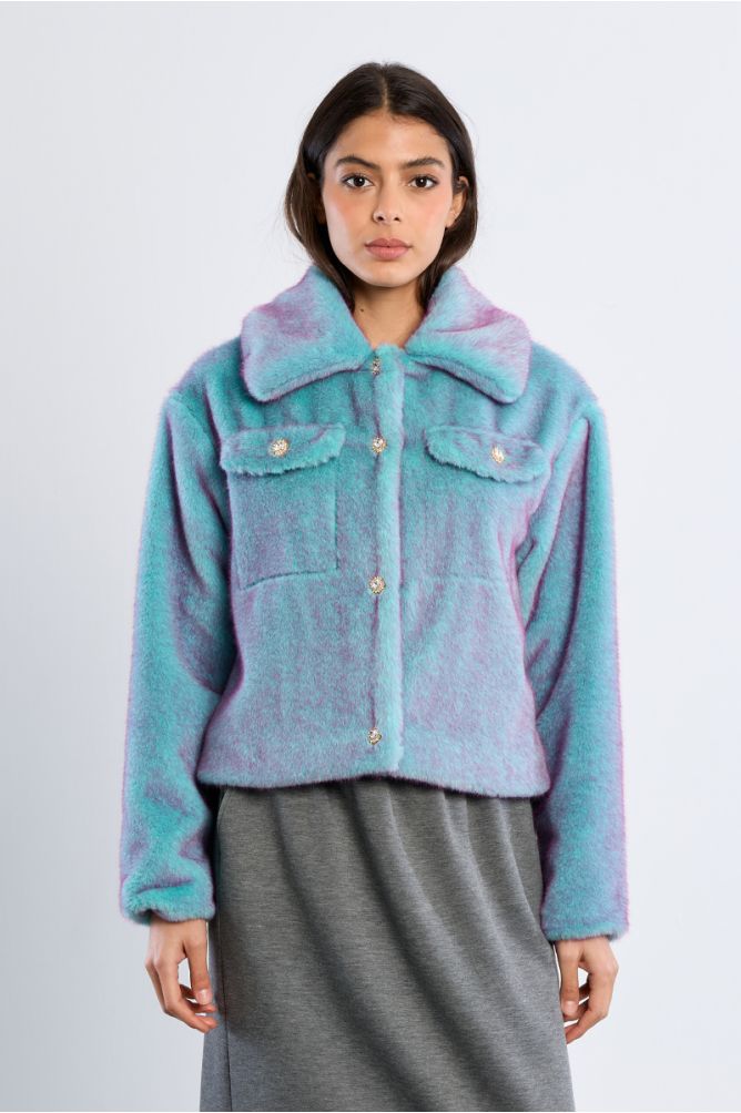 Imitation fur jacket