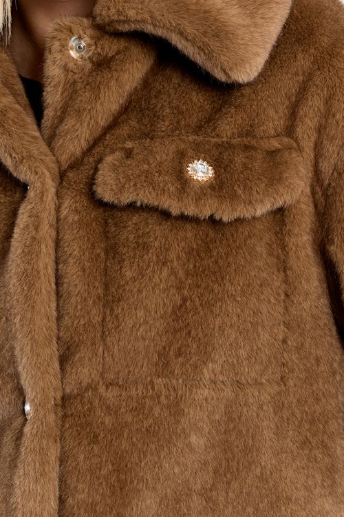 Imitation fur jacket
