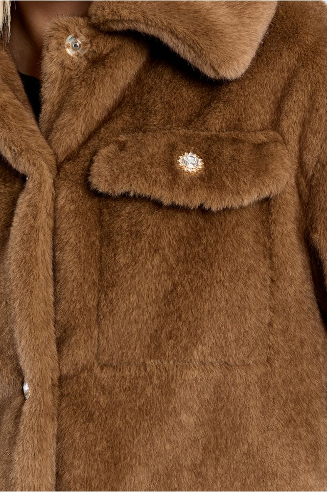 Imitation fur jacket