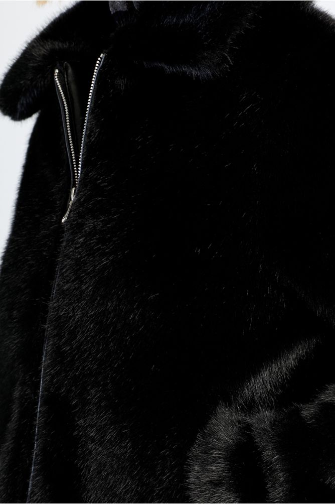 Chaqueta de manga larga de peluche