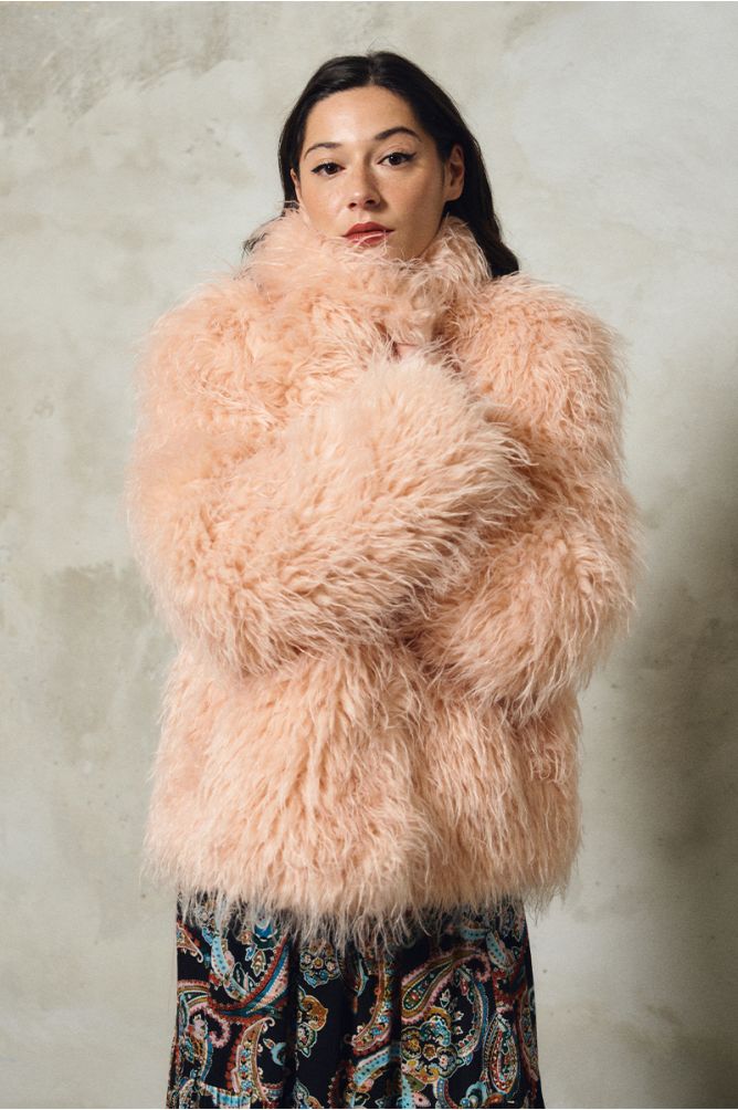 Cappotto oversize in ecopelliccia - Lili Sidonio
