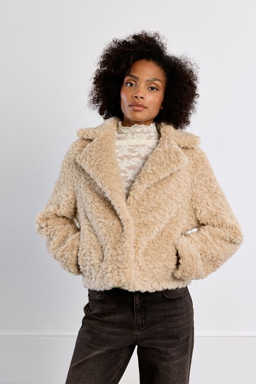 Straight jacket, shearling