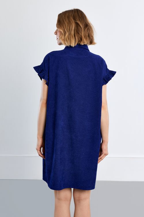 Robe mini, smockée