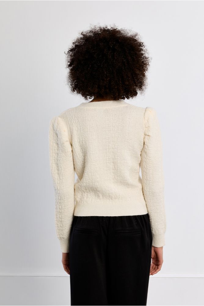 Pull en maille, manches ballons