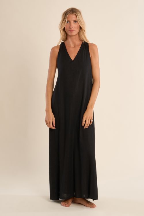 Longue robe dos nu