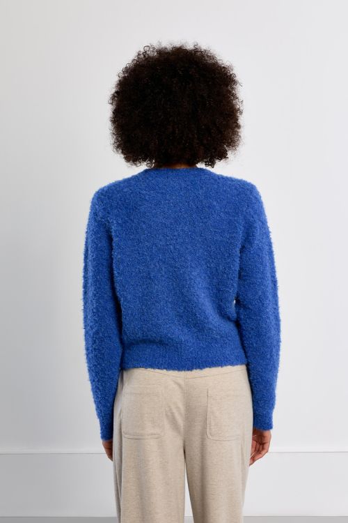Plain button-down cardigan