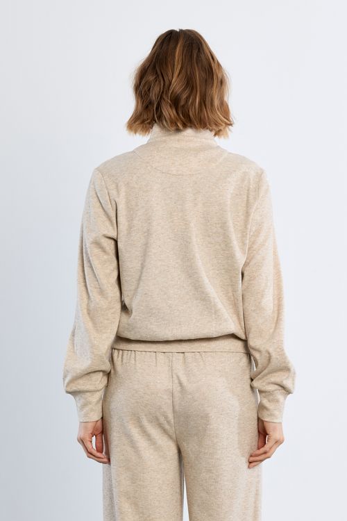 Chaqueta de manga larga detalle abalorios
