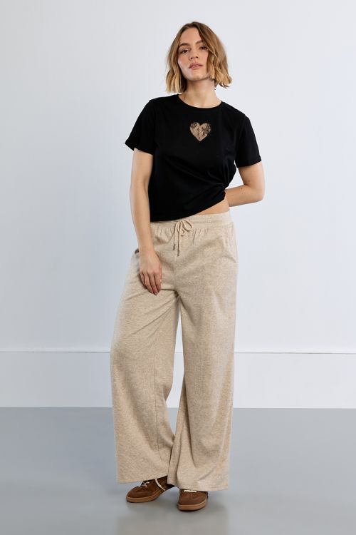 Jogging pants, rhinestone