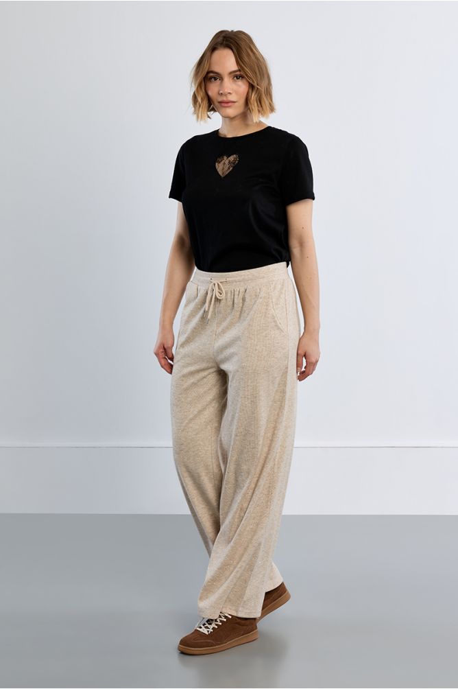 Jogging pants, rhinestone