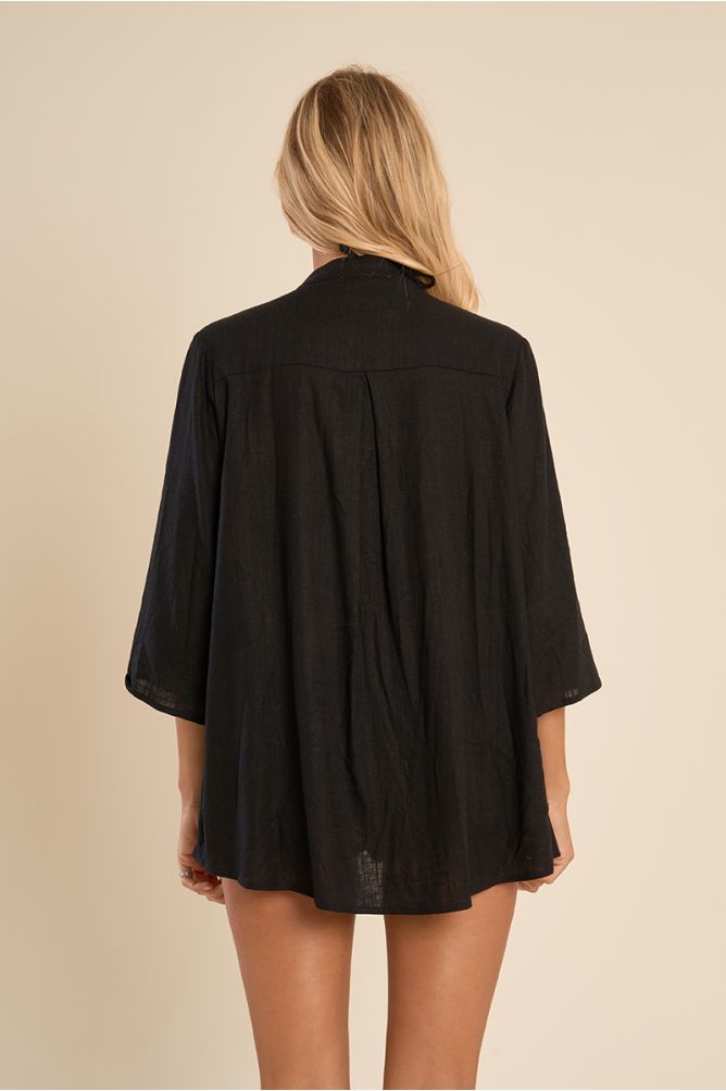 Chemise longue, oversize