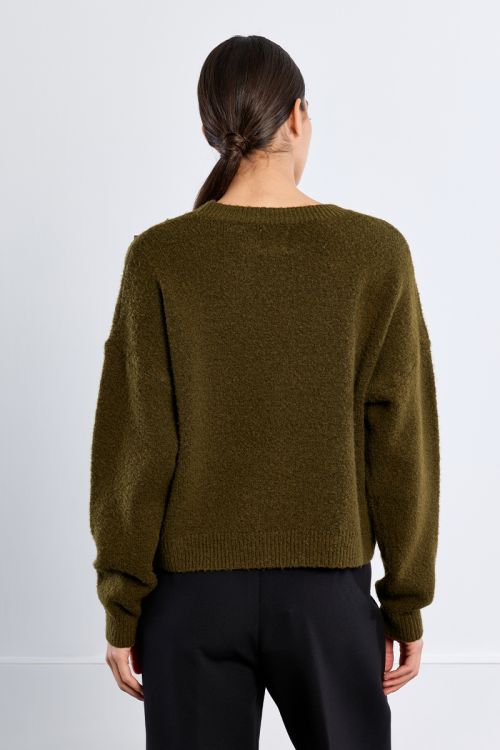 Pull en maille clouté