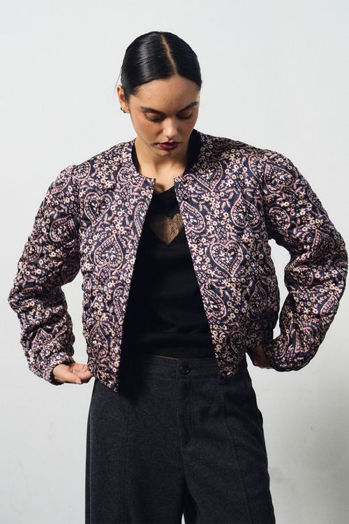 Chaqueta de manga larga con estampado