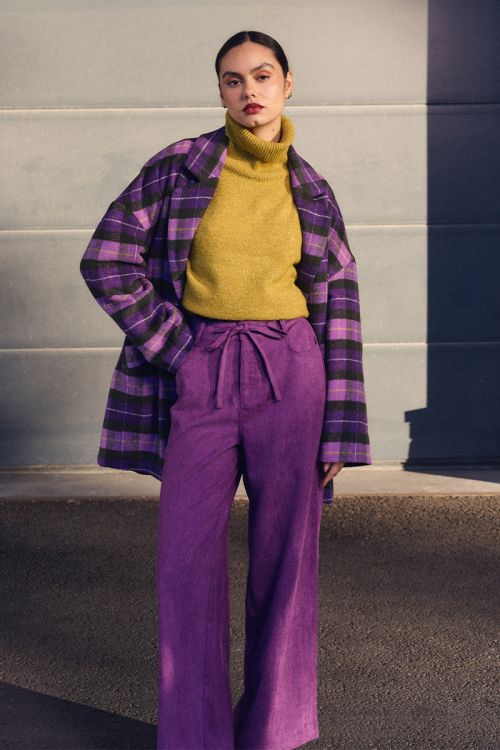 Pantaloni ampi in velluto a coste - Lili Sidonio