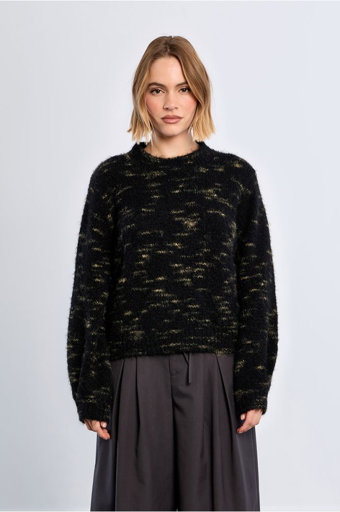 Pull en maille fluffy