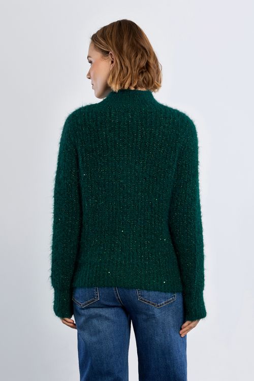 Jersey de manga larga cuello alto