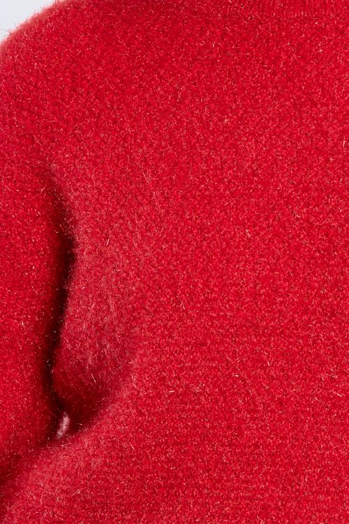 Chunky sequined knit sweater