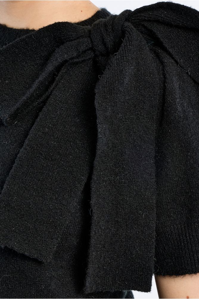 Jersey de manga corta detalle lazo