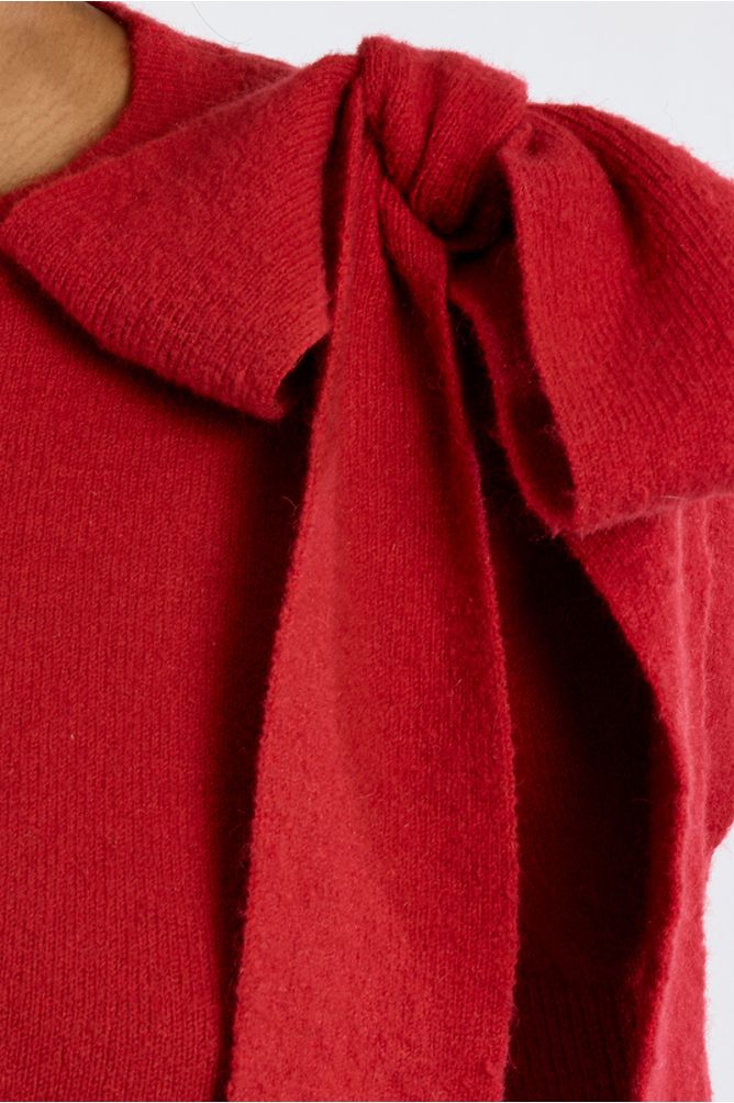 Jersey de manga corta detalle lazo