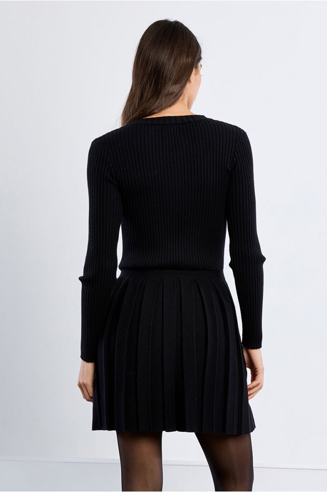 Robe mini en maille