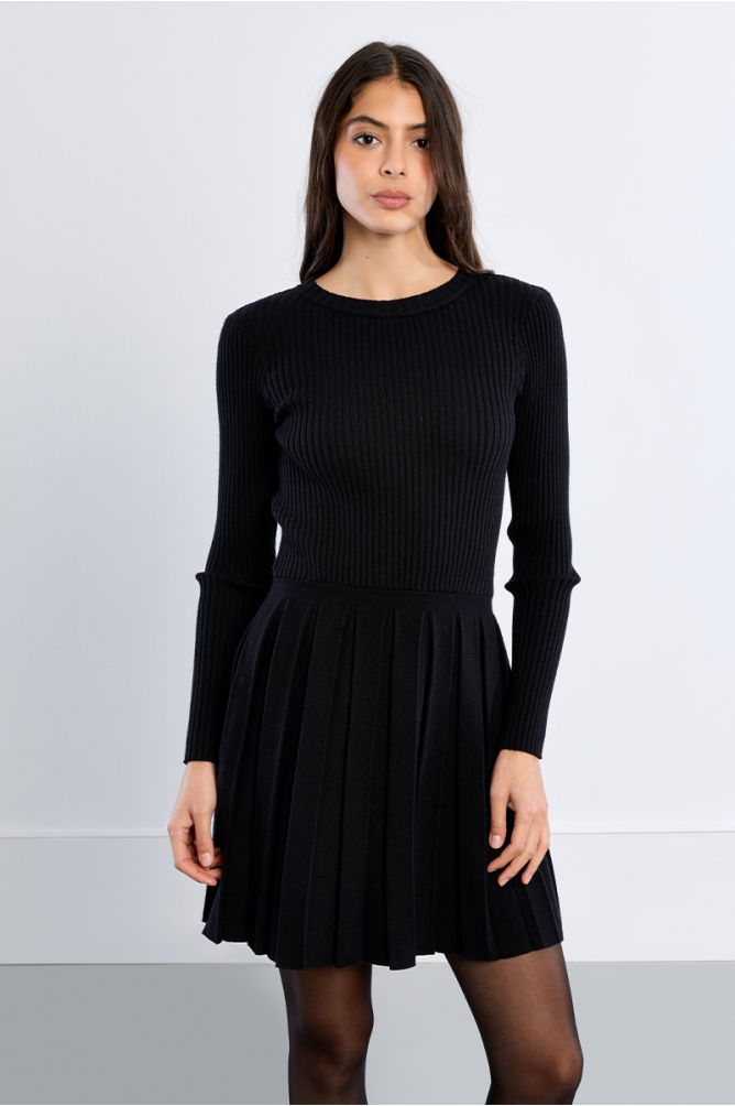 Knitted mini dress