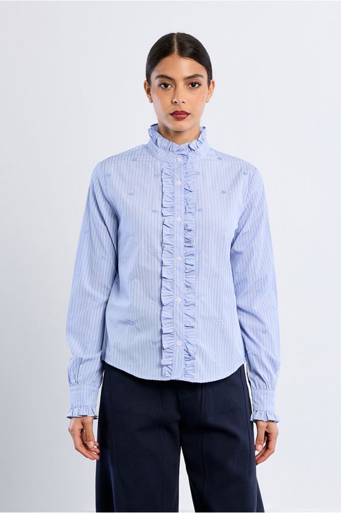 Camisa de manga larga poeta con estampado