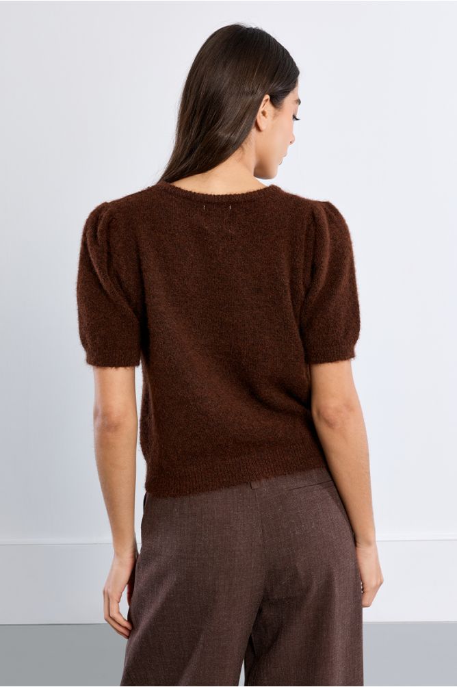 Jersey de manga corta detalle lazo
