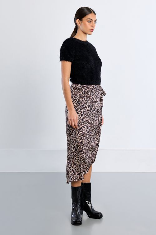Midi wrap skirt, Nevada