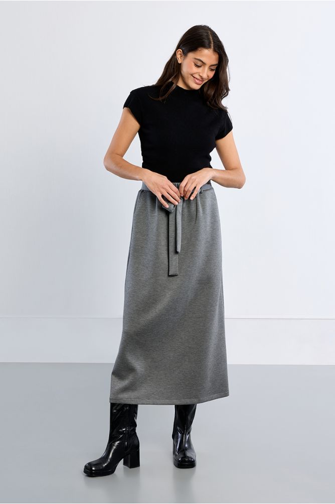 Maxi skirt, straight