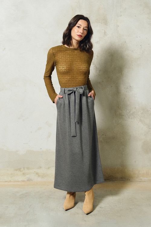 Jupe maxi, droite