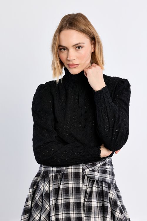 Sous pull Victorien, en semi-transparence