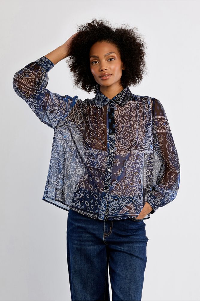 Camisa de manga larga con estampado