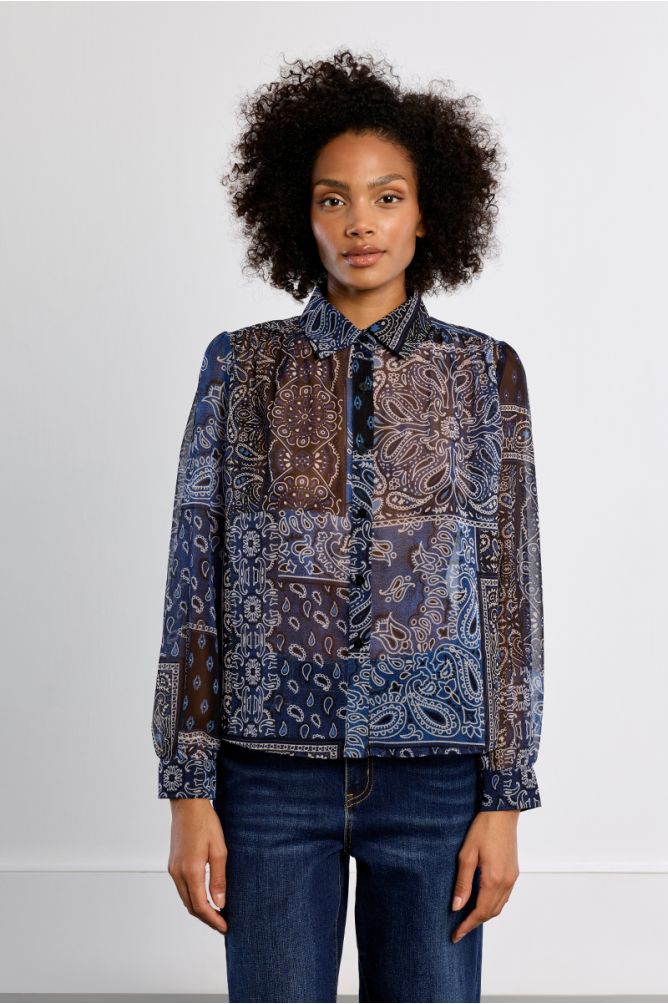 Camisa de manga larga con estampado
