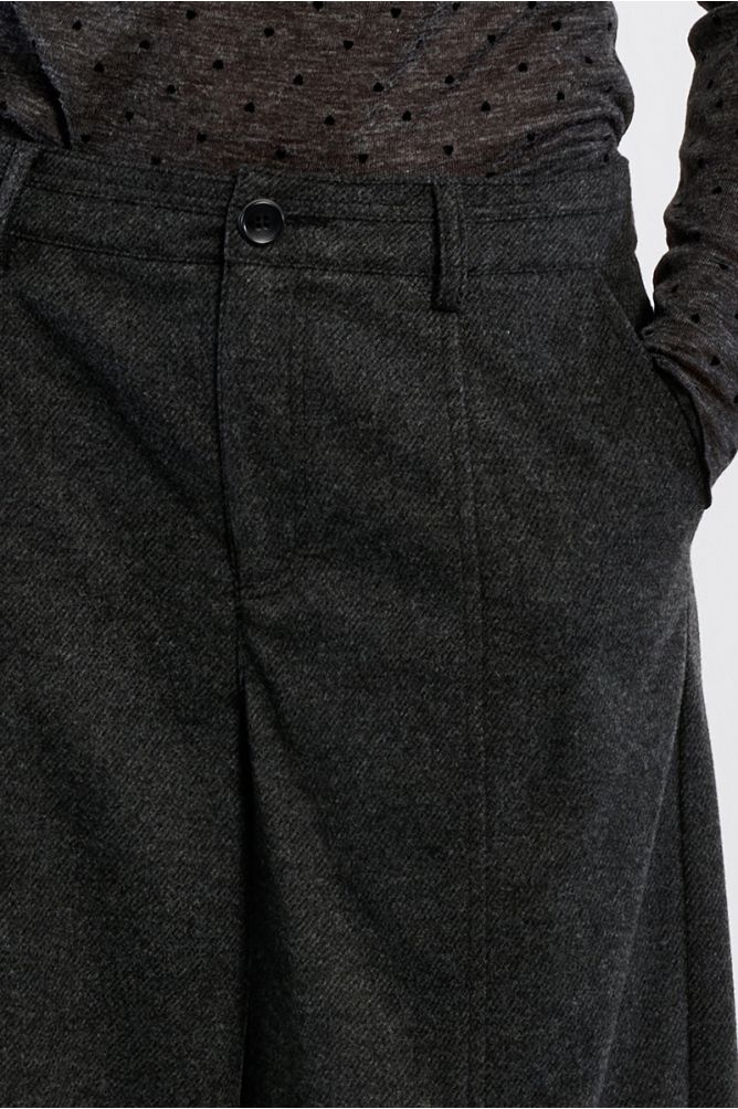 Barrel pants, high waist