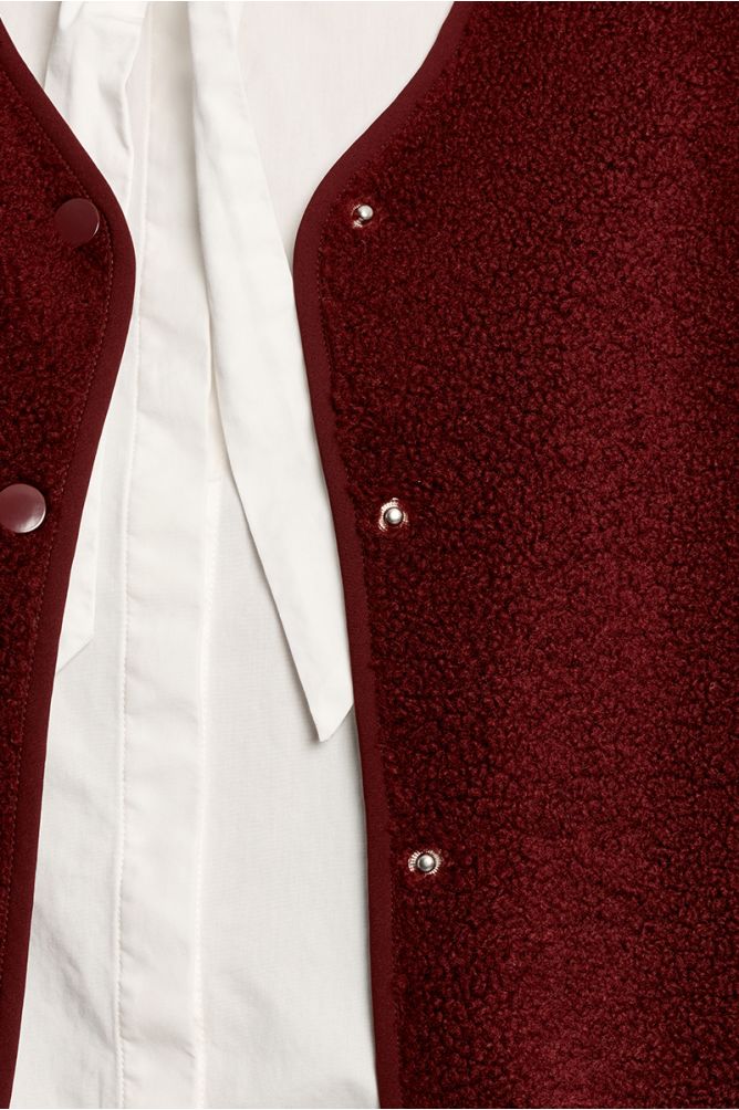 Veste sans manches, imitation mouton
