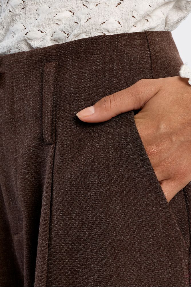 Pantalon barrel, à pinces