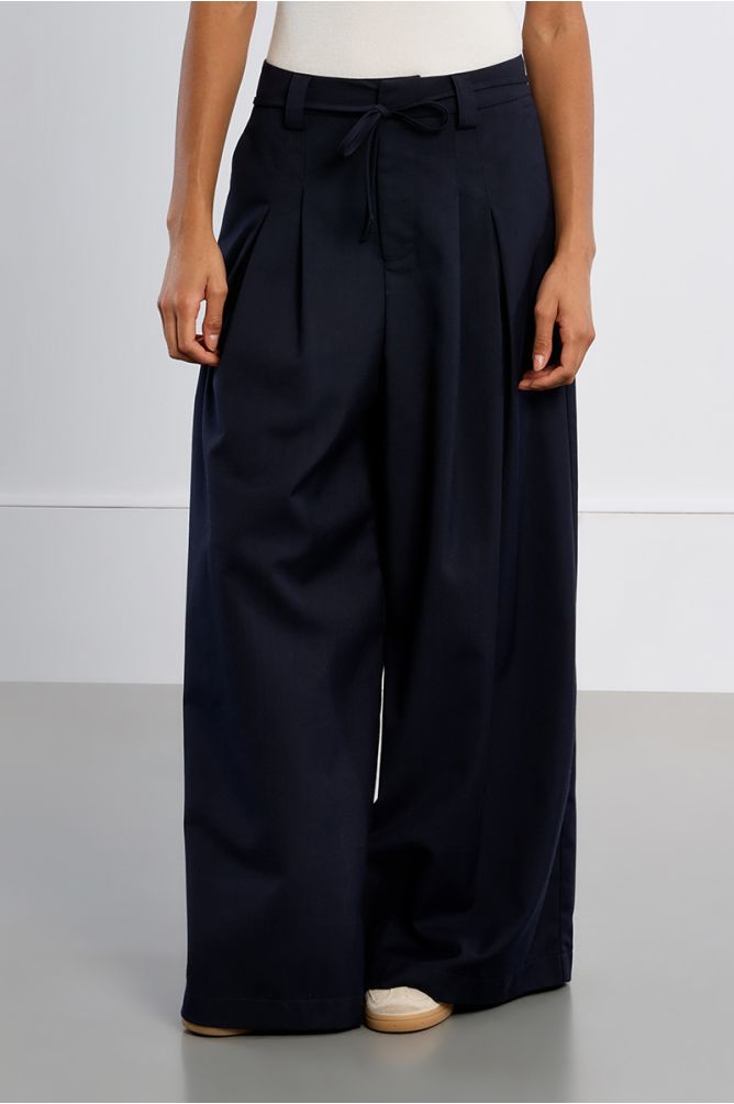 Pantalon baggy, à pinces