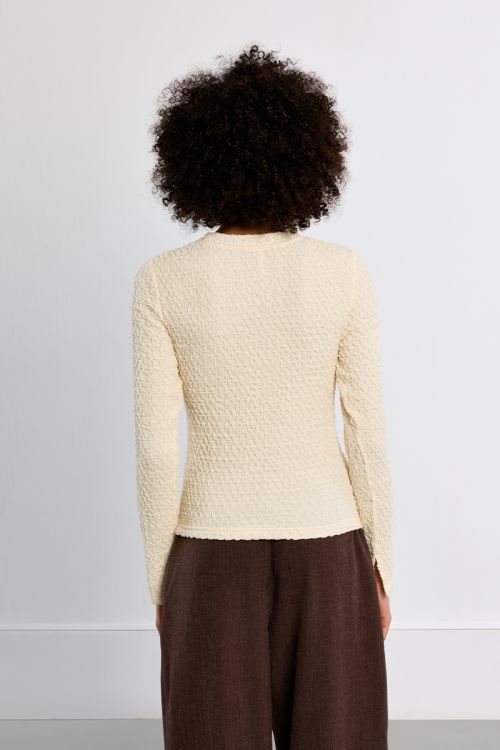 Pull en maille bouclette, droit