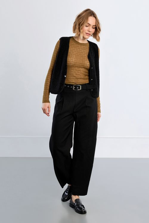 Semi-transparent undershirt