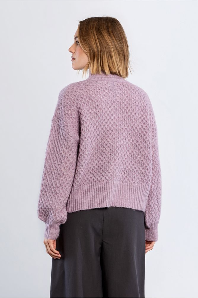 Slip-neck sweater, plain
